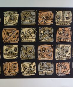 Antonio Saura - "Serie abierta II" litografía