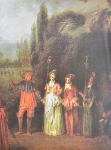 Watteau Antoine, Pilgrimage to Cythera, fragmento, 79x59 cms. 12 (4)