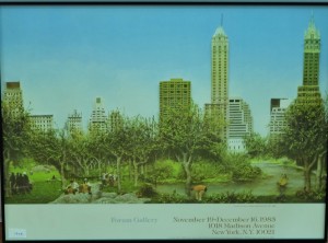 Baker Jeannie, Triptych Central Park, Cartel original Forum Gallery, enmarcados 48x64 cms. cada cartel, 190 (5)