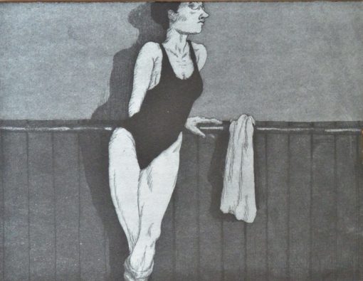 Fernando Bellver - "Ballet" grabado aguafuerte