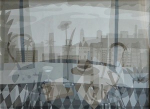 Bellver Fernando, La Habana, oleo tablero dm, obra 90x122 cms. y marco 103x134 cms (5)