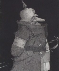 Fernando Bellver - "Mariscal" grabado aguafuerte