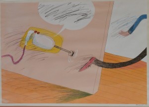 Bellver Fernando, Minipimer rebelde, técnica mixta cartulina, 55x75 cms y marco 67x82 cms. 1500 (12)