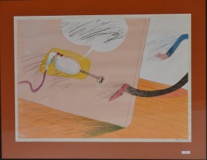 Bellver Fernando, Minipimer rebelde, técnica mixta cartulina, 55x75 cms y marco 67x82 cms. 1500 (13)