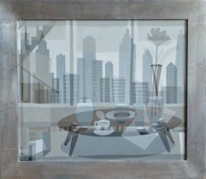 Bellver Fernando, New York II, oleo tablero dm, obra 52x62 cms. y marco 65x75 cms (6)