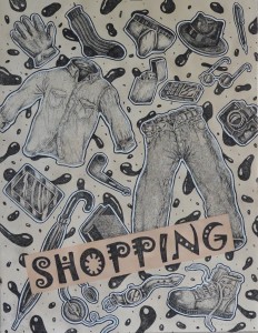 Bellver Fernando, The New York City Suite, Shopping, grabado aguafuerte iluminado a mano, edición de 90 ejemplares, numerado y firmado a lápiz, 74x57 cms (17)