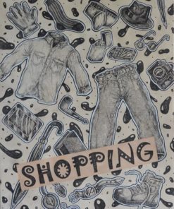 Fernando Bellver - "The New York City Suite, Shopping" grabado aguafuerte iluminado a mano