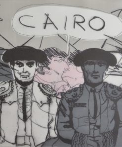 Fernando Bellver 1982 - "Toros desde El Cairo I" grabado al azucar