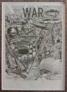 Bellver Fernando, War, New York City Suite, 2012, dibujo grafito sobre acetato, 84x59 cms  (8)