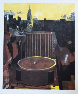 Castillo Jorge, Madison Square Garden, Urban Landscapes New York City, original pigment ink print, 94x110 cms. 750 (41)