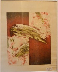Ciria Jose Manuel, composición abstracta, aguafuerte y aguatinta, numerado ea y firmado a lápiz, enmarcado, 29x24 cms. y marco 40x32 cms. 320 (2)