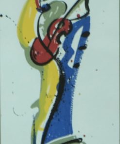 Alex Gockel - "Tanzen I" serigrafía, enmarcada