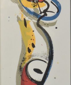 Alex Gockel - "Tanzen IV" serigrafía, enmarcada