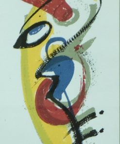 Alex Gockel - "Tanzen V" serigrafía, enmarcada
