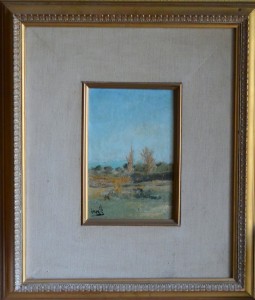 Juan Vicente Barrio Juanvi, Paisaje I, oleo tablex, 24x16 y marco 53x46 cms. 900 (7)
