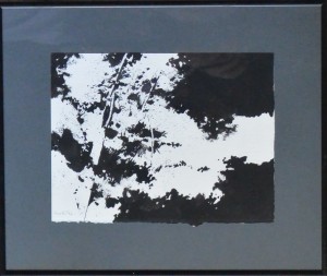 Moset Miguel Angel, paisaje I, tinta china papel, 19x25 y marco 31x27 cms. 280 (3)