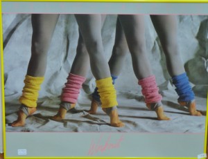 Nardella Tony, Work Out, bailarinas, cartel original, enmarcado, 62x77 cms. 90 (1)