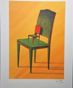 Sheda - "La silla" litografía