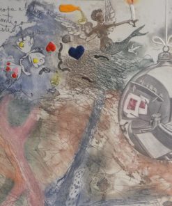 Ramiro Undabeytia y otros - "Felicitación" grabado