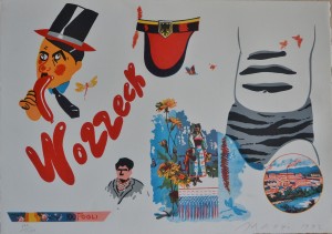 Arroyo Eduardo, Wozzeck, litografía, edición 200 ejemplares, numerado y firmado en 1972 a lápiz, 46,50 cms. 600 (5)