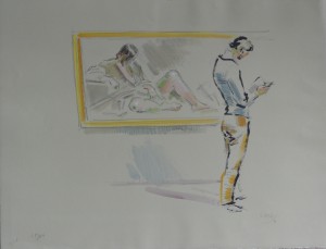 Gaya Ramón, El catálogo, en el Museo del Prado, 1991, litografía iluminada con gouasche y acuarela, edición 75 ejemplares, numerado pa y firmado a lápiz, 50x65 cms. 1200 (4)