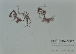 Hernandez José, cartel exposición Galería la Escalera, Cuenca, 50x70 cms. 12 (1)