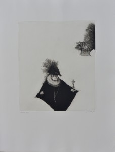 Hernandez José, tauromaquia, alguacil, grabado prueba de estudio,  firmado a lápiz, papel 60x46 cms. y plancha 35x29,50 cms (1)