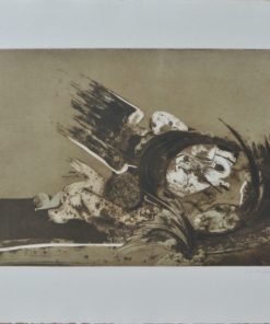 Lucio Muñoz - "Composición LM X" grabado aguafuerte