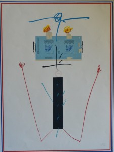 Saura Antonio, Les Jardin des Nations, Catherine, litografía 1976, numerada 6-125 y firmada a lápiz, 56x75 cms. y marco 75x94 cms. 1500 (14)