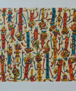 Antonio Saura - "Serie abierta VI" litografía