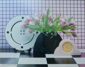 Zaslow Francine, Bodegón con reloj, 56x71 cms. 30 (3)