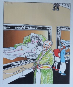 Alfredo Gonzalez, Museo del Prado, Maja desnuda, Goya, reproducción, 60x52 cms (44)