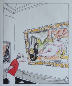 Alfredo Gonzalez, Museo del Prado, Venus de Tiziano, reproducción, 60x52 cms (42)