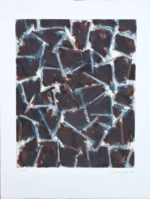 Rafael Canogar 1982 - "Los Andes III" grabado aguafuerte