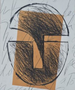 Rafael Canogar 1984 - "Homenaje a Fray Bartolomé de las Casas I" grabado aguafuerte