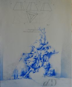 José Hernandez - "Derecho al Conocimiento" serie derechos capitales, litografía