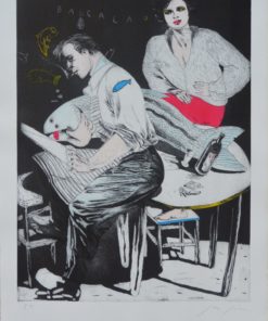 Javier de Juan - "Bacalao" grabado
