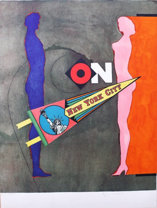 Richard Lindner - "ON, New York City" litografía