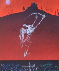 Joan Ponç - "Magie de l´etre" cartel original exposición en Chateau Castellnou en 1978