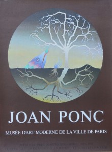 Ponç Joan, cartel original exposición en el Musée d´ Art Moderne Paris, 76x56 cms. 26 (2)