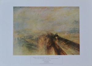 Turner J. M. W., Rain steam and speed, cartel 36x50 cms. 9 (4)