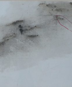 Enrique Brinkmann - "Composición abstracta" dibujo original técnica mixta cartulina