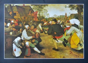 Brueghel Pieter, Country dance, reproducción, 83x86 cms. 18 (3)