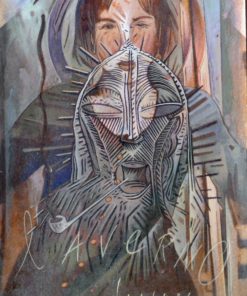 Ceesepe - "L´Averno" original técnica mixta cartulina