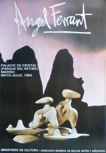 Ferrant Angel, cartel exposición Ministerio de Cultura en 1983, 98x68 cms (1)