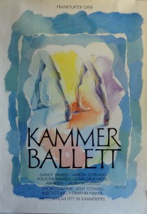 Frankfurter oper, Kammer Ballet, cartel 84x59 cms. 22 (3)