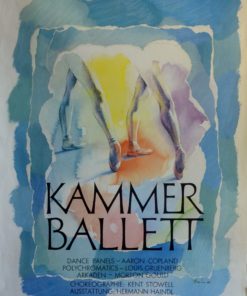 Frankfurter Oper - "Kammer Ballet" cartel original