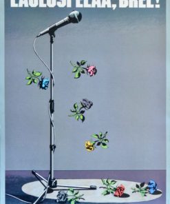 Teatro Helsinki - "Laulusi Velää Brel !" cartel