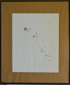 brinkman enrique, composición abstracta, 1997 tinta china papel 30x23,5 y marco 42,50x35,50 cms. 600 (3)