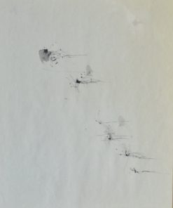 Enrique Brinkmann - "Composición abstracta 1997" dibujo original tinta china papel